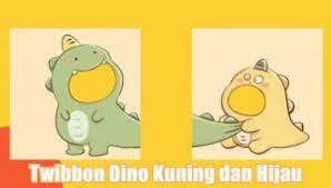Twibbon Couple Dino Twibbon Bucin Banget